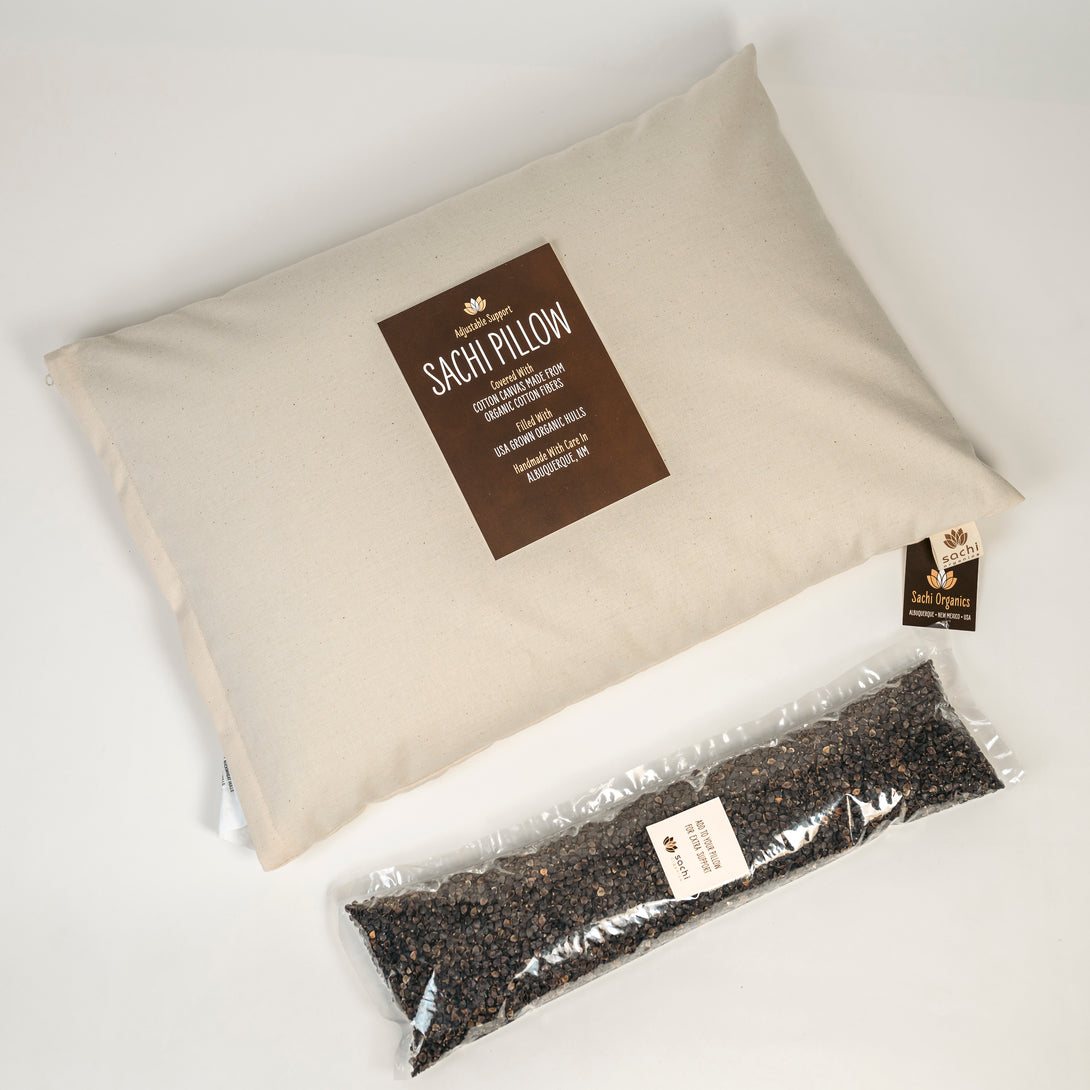 Japanese Size Buckwheat Pillow - Sachi Organics 