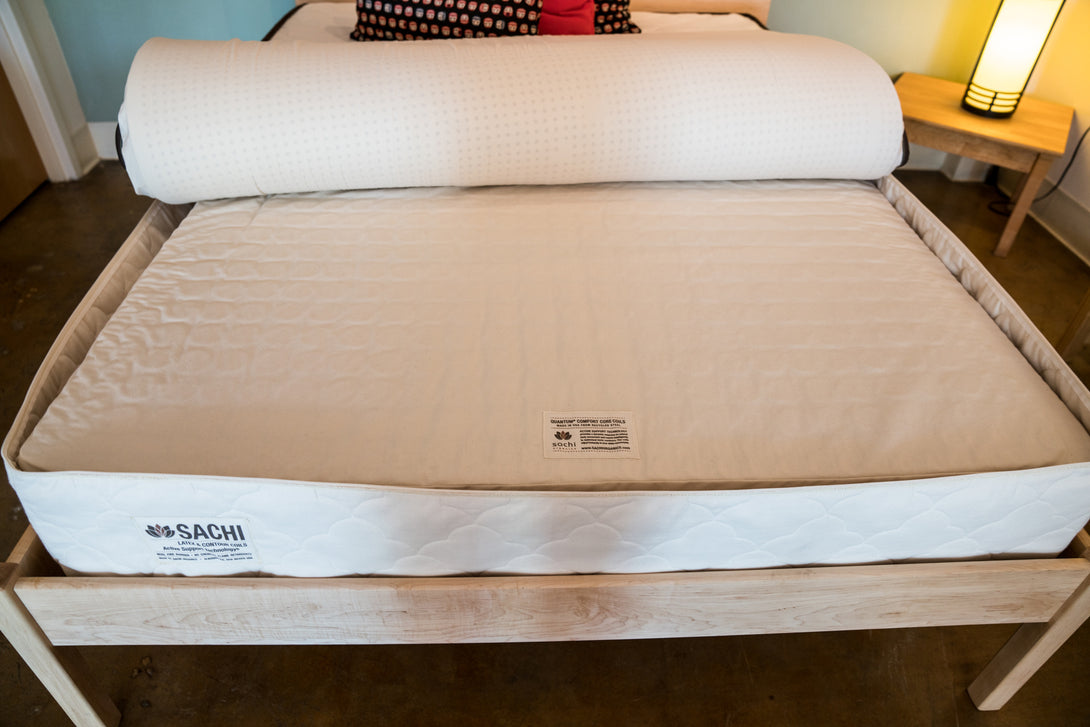 Latex & Comfort Coil Mattress - Sachi Organics 