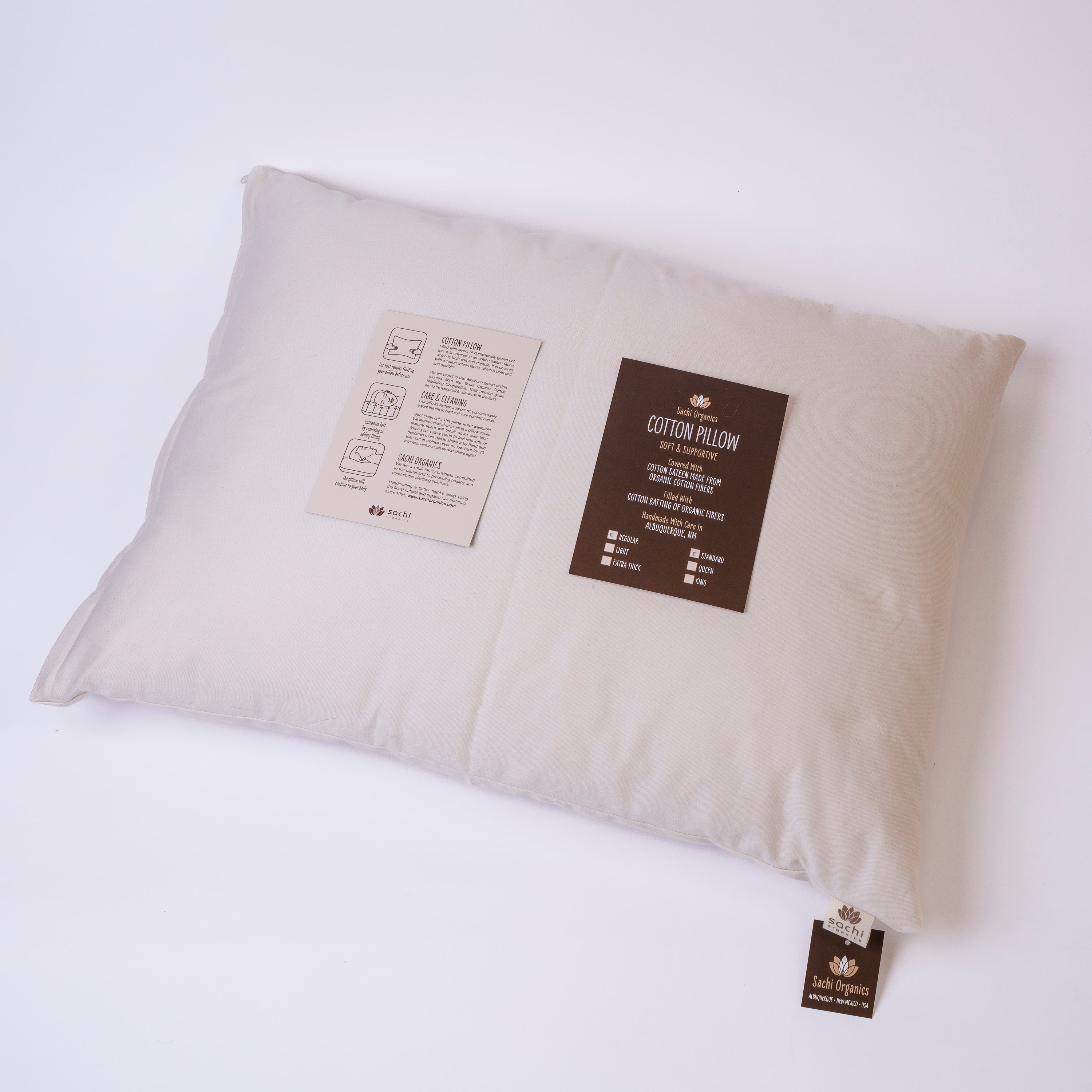 Buy Organic Cotton Pillow from Sachi Organics Order Now